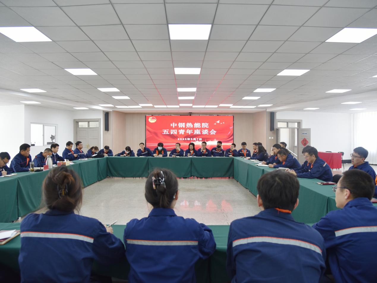 拼搏青春筑路，奮斗光耀熱能：中鋼熱能院召開“五四”青年座談會